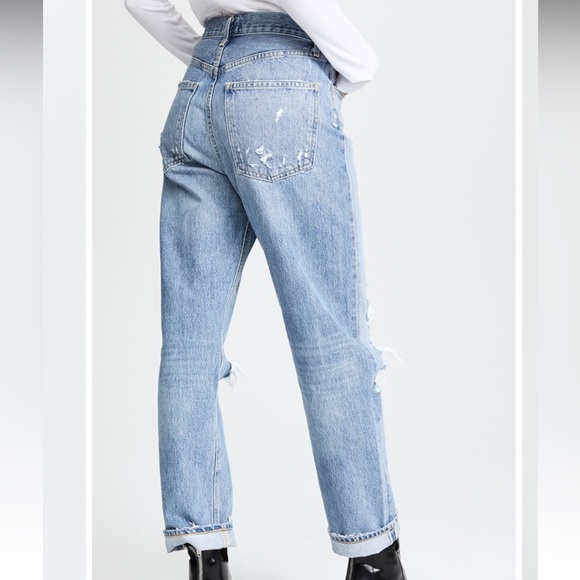 Agolde 90s Mid Rise Straight Fit Jeans - Picture 3 of 8